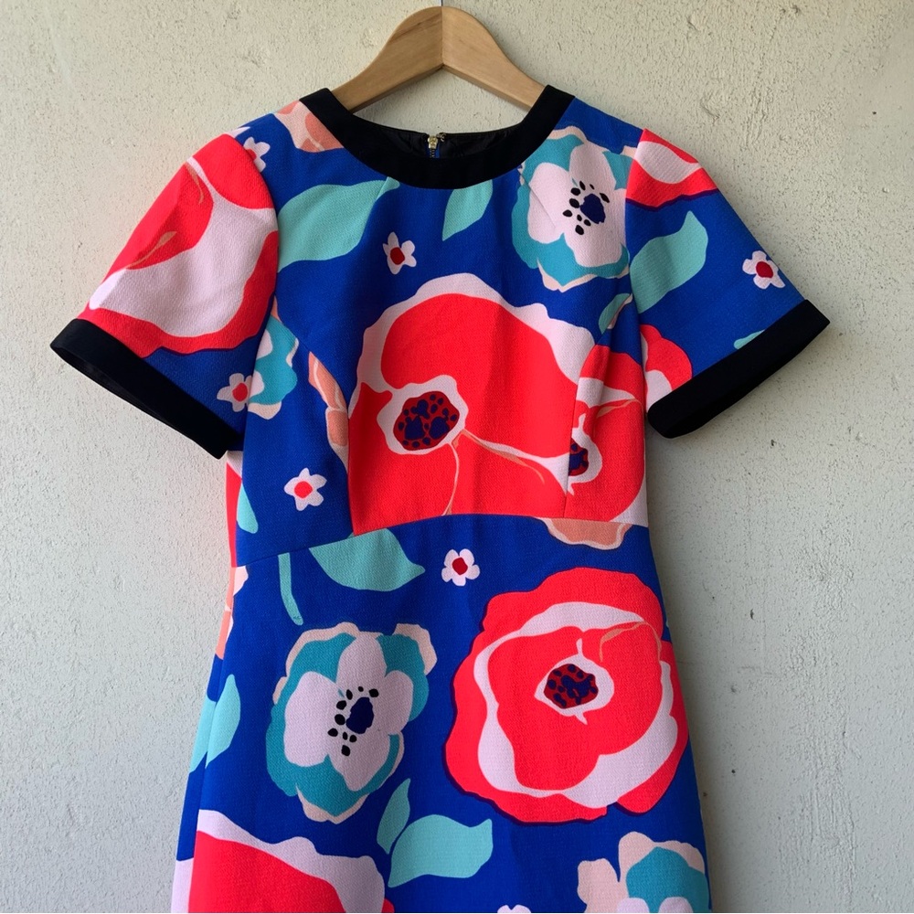 kate spade Blue Floral Shift Dress - Picture 4 of 10